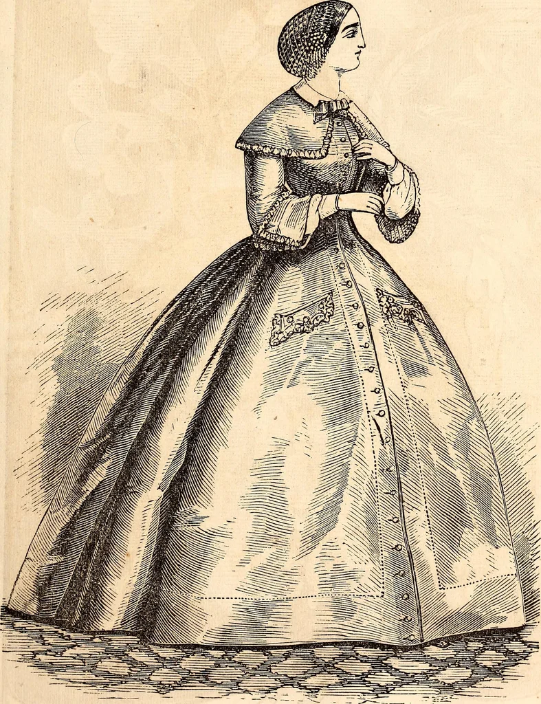 An illustration from Godey's lady's book, 1840, leaf 196