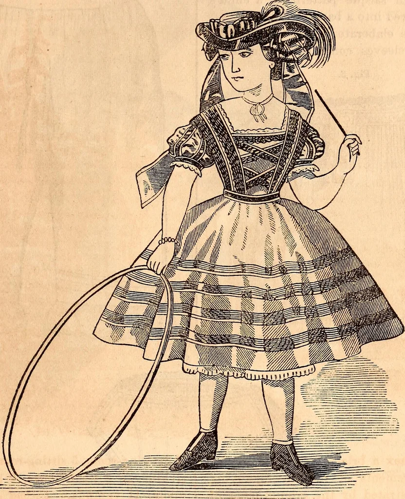 An illustration from Godey's lady's book, 1840, leaf 338