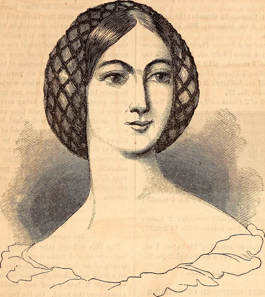 An illustration from Godey's lady's book, 1840, leaf 340
