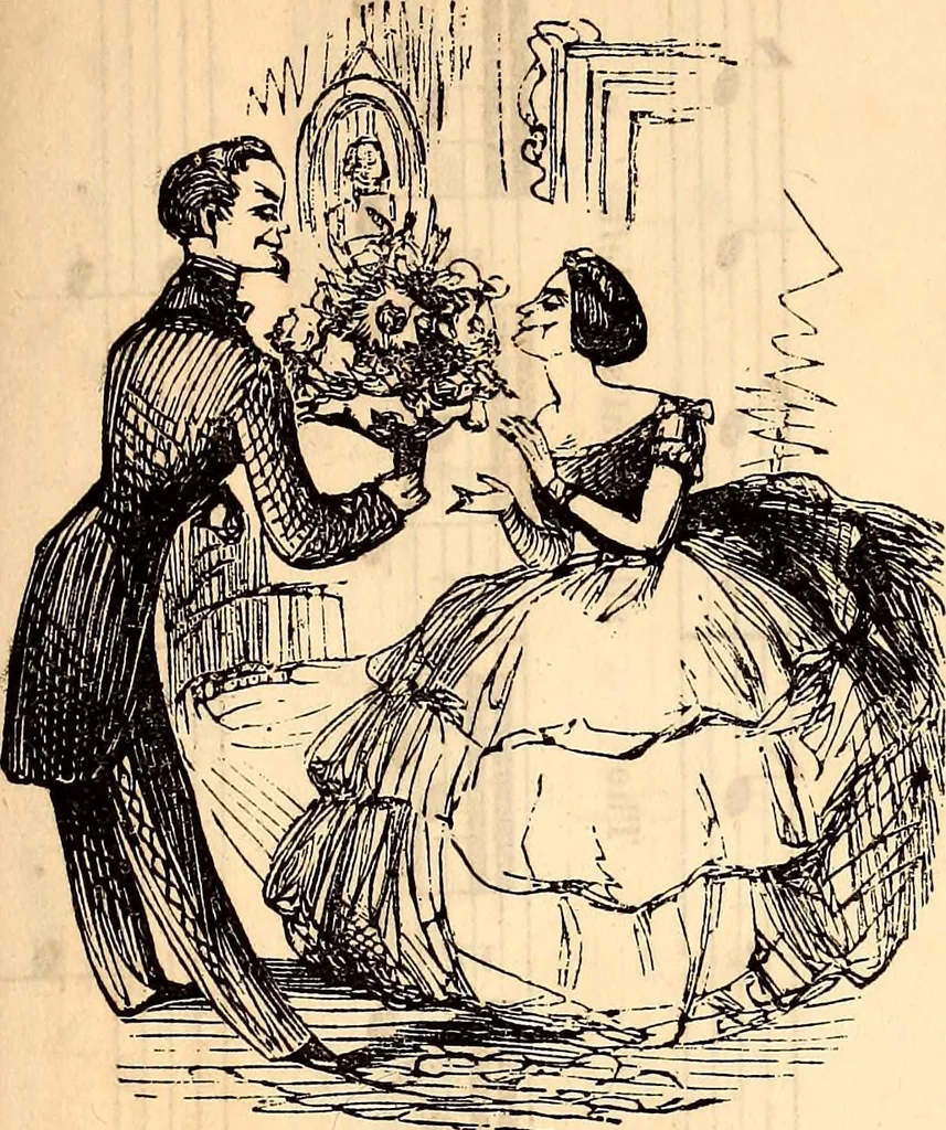 An illustration from Godey's lady's book, 1840, leaf 374