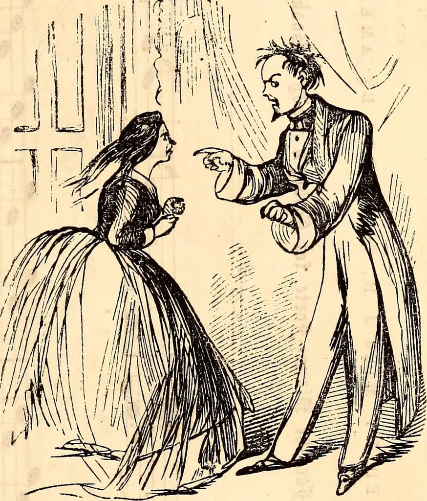 An illustration from Godey's lady's book, 1840, leaf 374