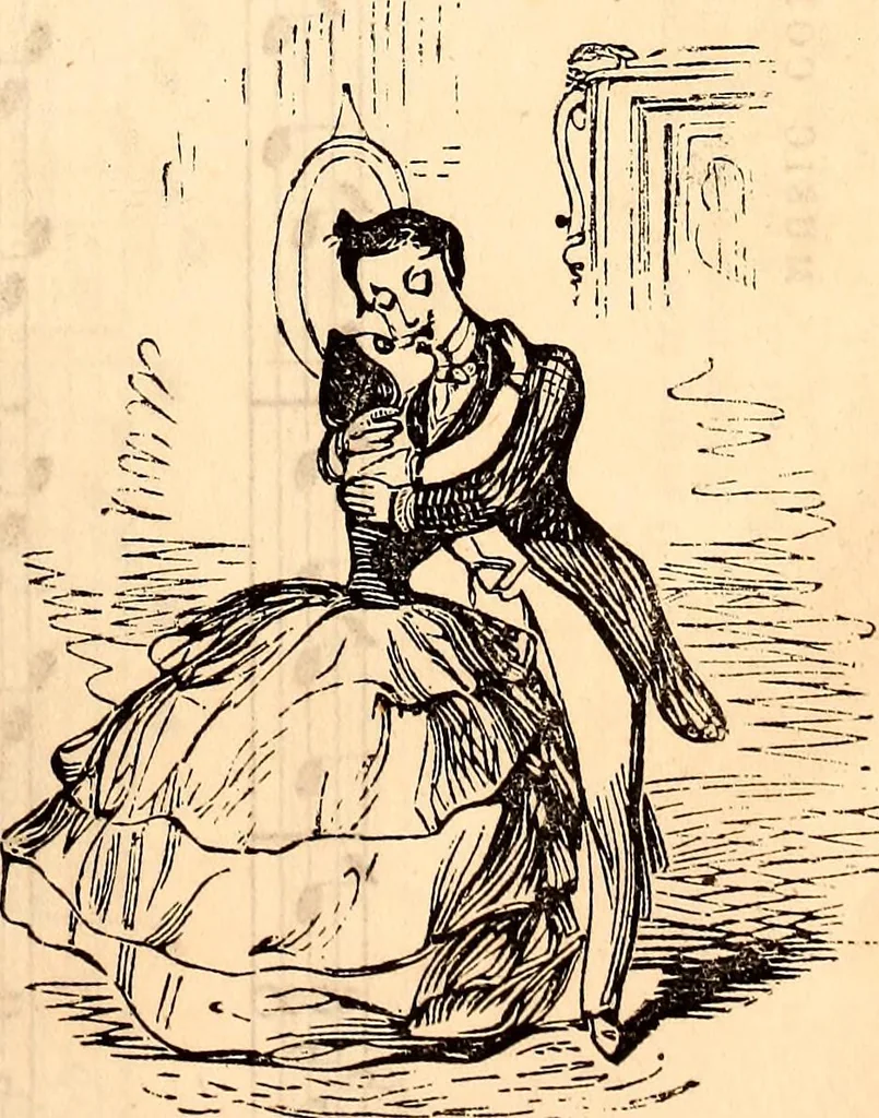 An illustration from Godey's lady's book, 1840, leaf 374