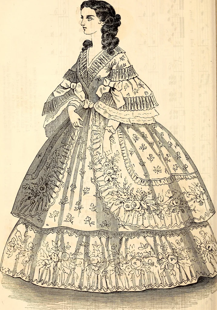 An illustration from Godey's lady's book, 1840, leaf 377