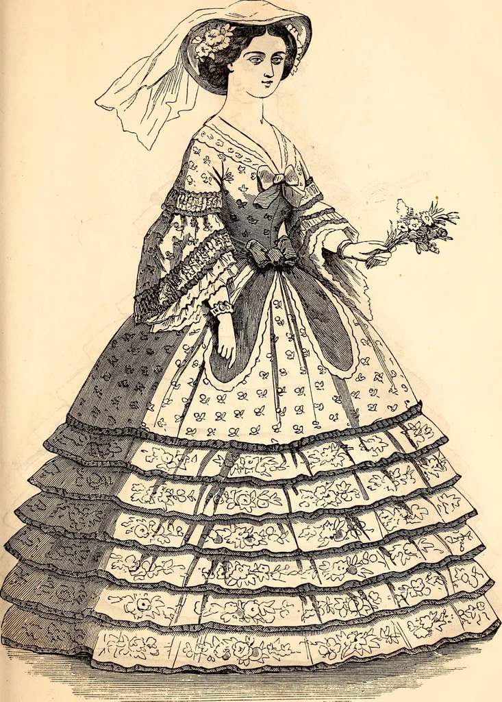 An illustration from Godey's lady's book, 1840, leaf 378