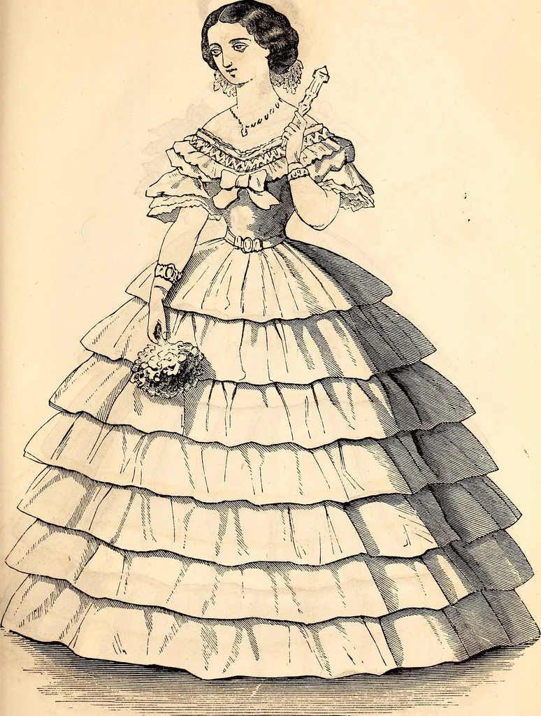 An illustration from Godey's lady's book, 1840, leaf 380