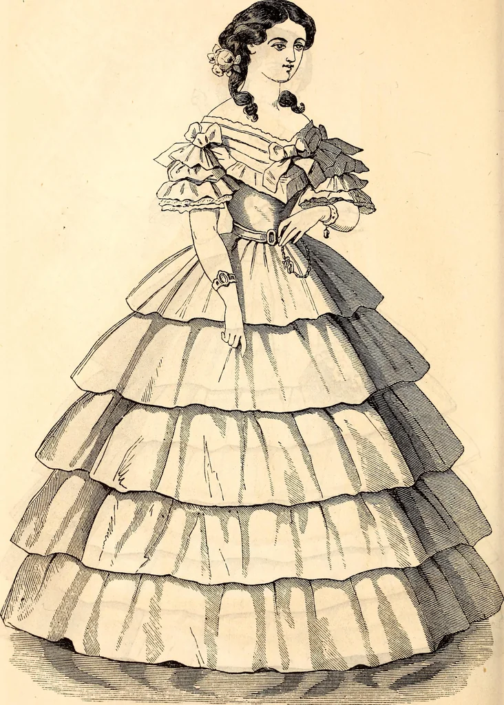 An illustration from Godey's lady's book, 1840, leaf 381