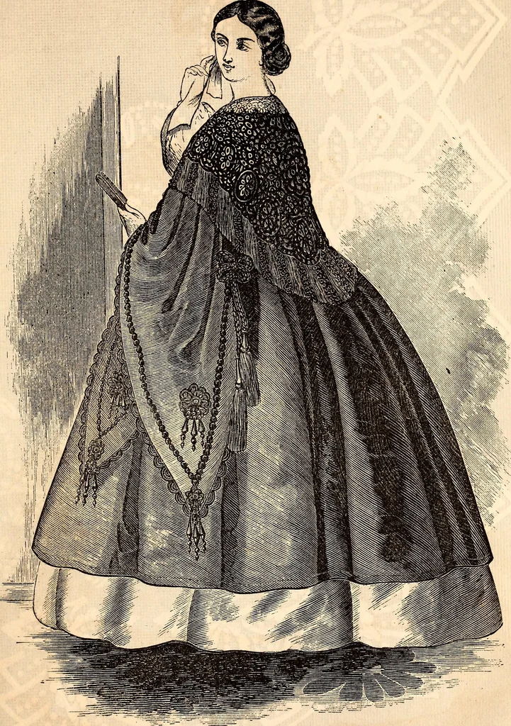 An illustration from Godey's lady's book, 1840, leaf 382