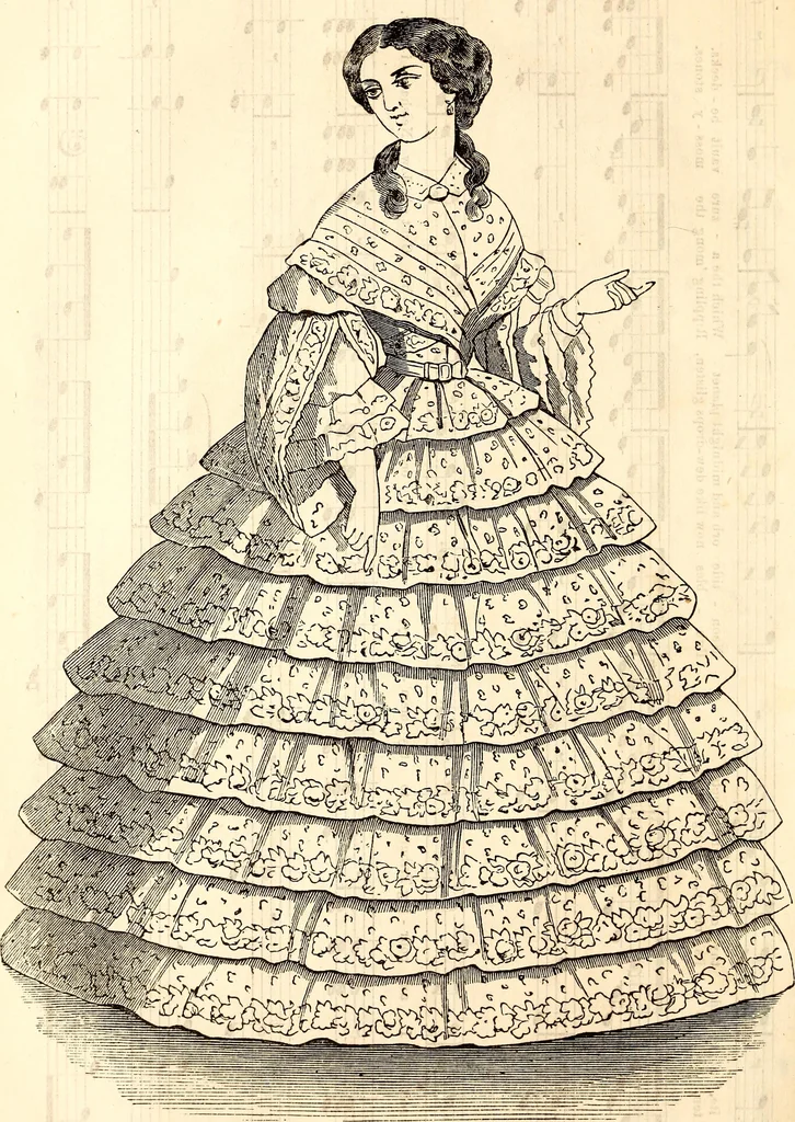 An illustration from Godey's lady's book, 1840, leaf 475
