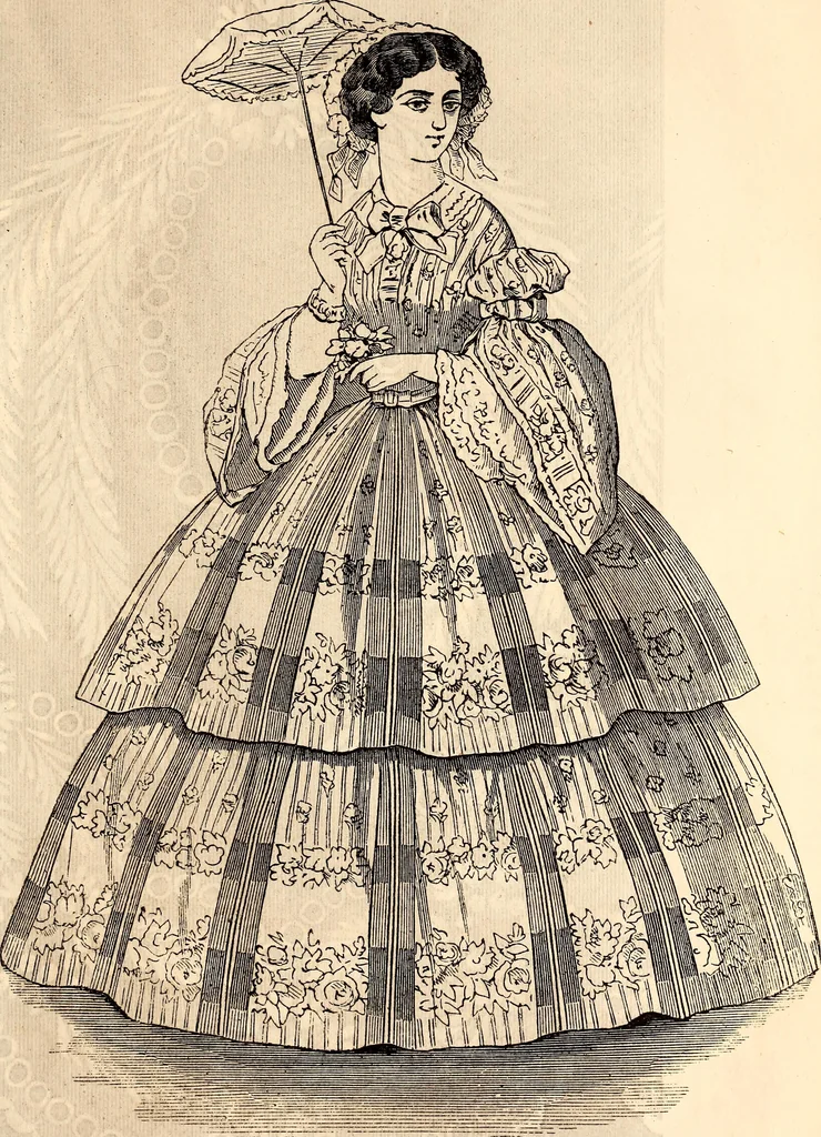 An illustration from Godey's lady's book, 1840, leaf 476
