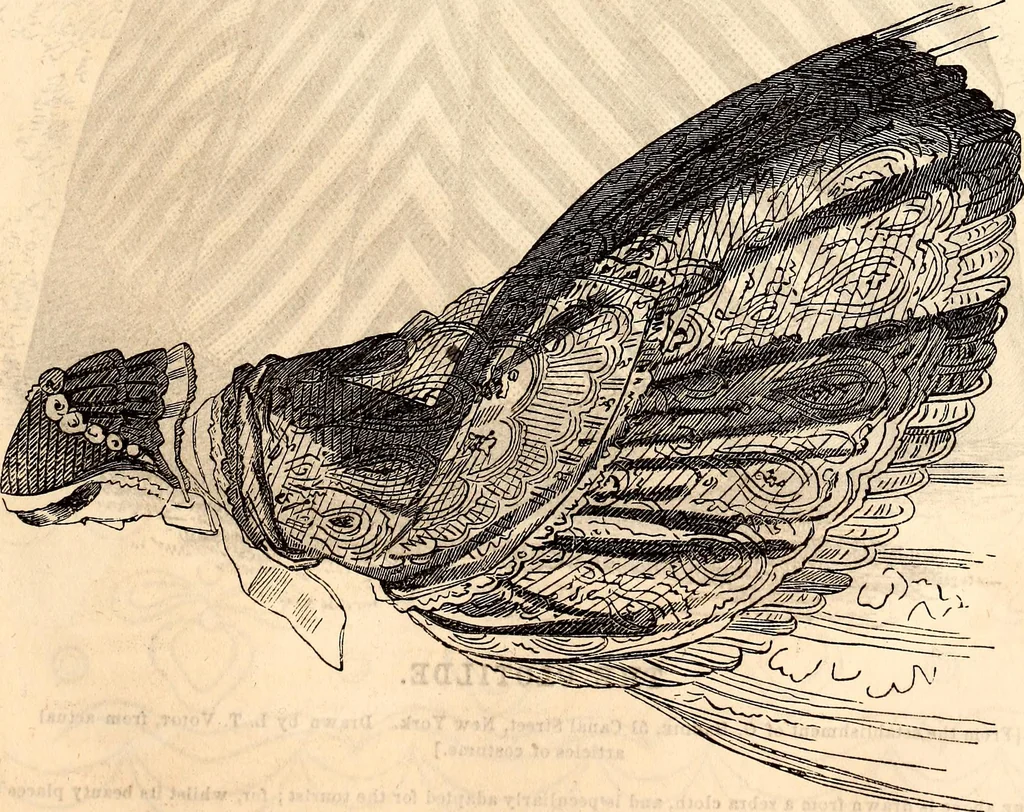An illustration from Godey's lady's book, 1840, leaf 480