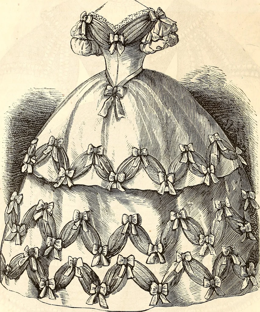 An illustration from Godey's lady's book, 1840, leaf 535