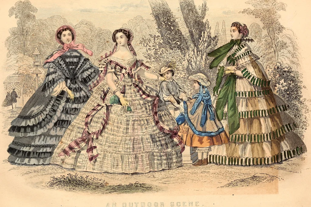An illustration from Godey's lady's book, 1840, leaf 568