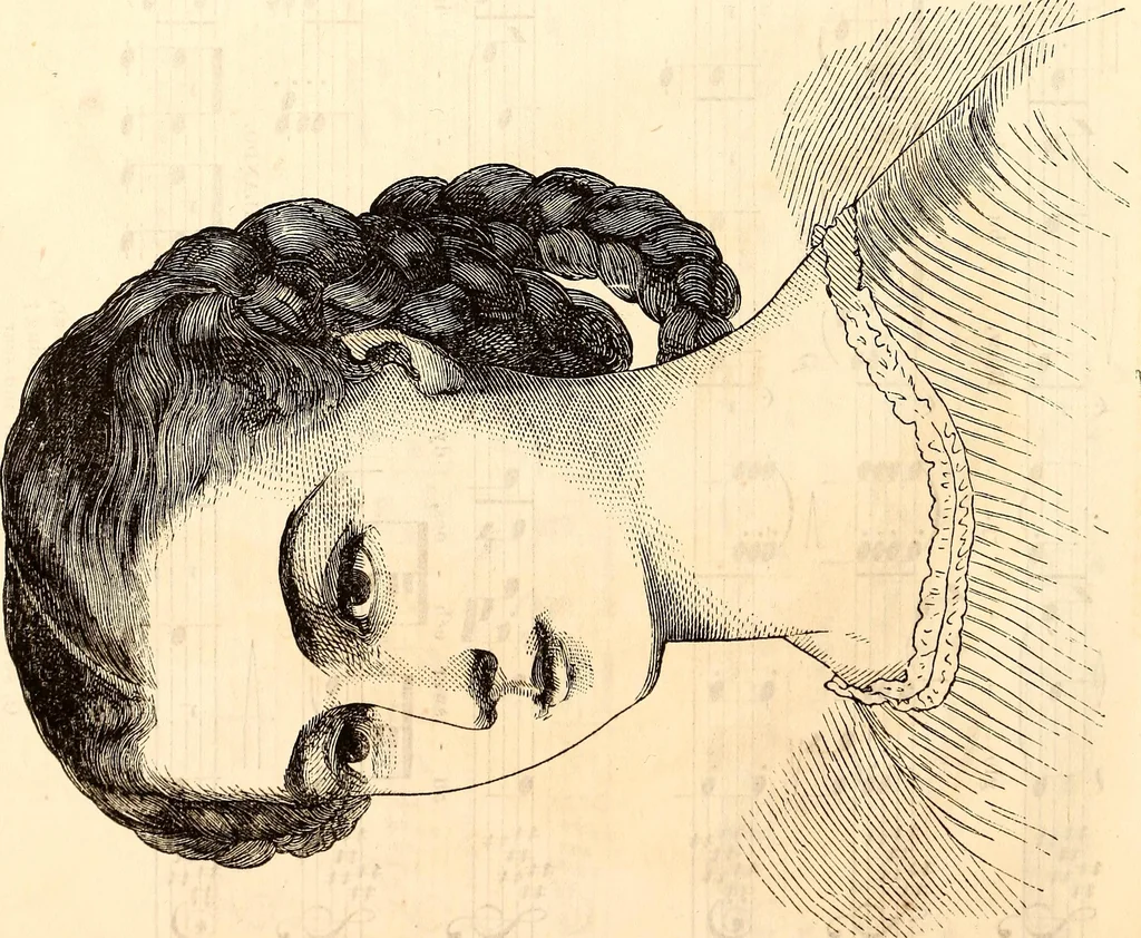 An illustration from Godey's lady's book, 1840, leaf 581