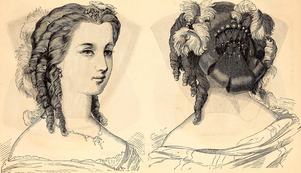An illustration from Godey's lady's book, 1840, leaf 582