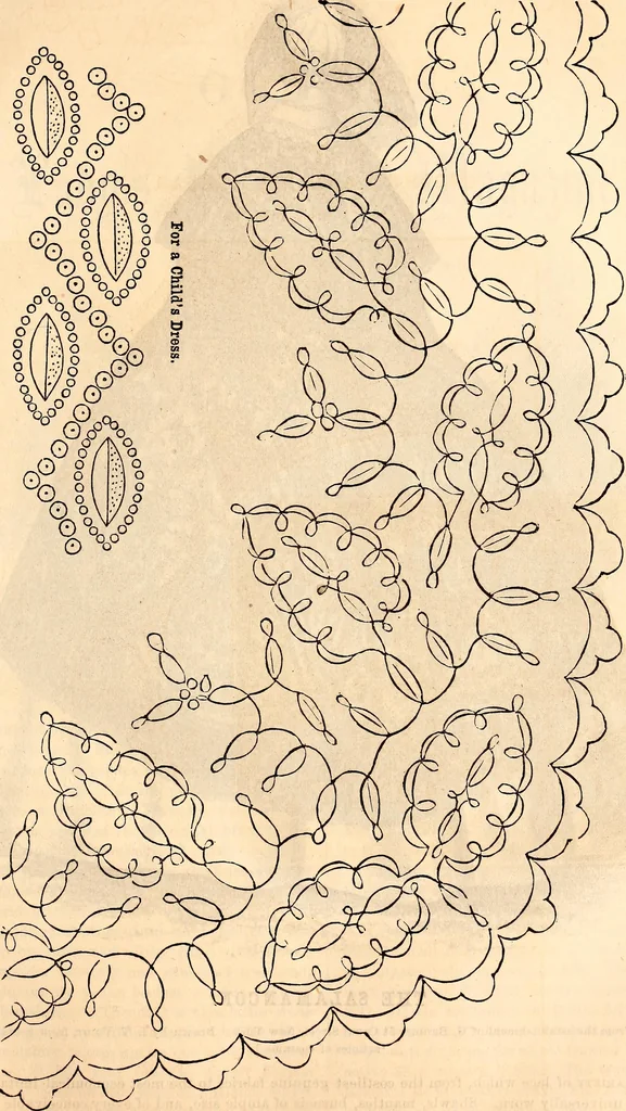 An illustration from Godey's lady's book, 1840, leaf 588