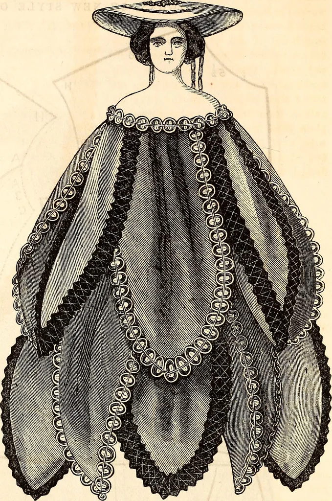 An illustration from Godey's lady's book, 1840, leaf 643