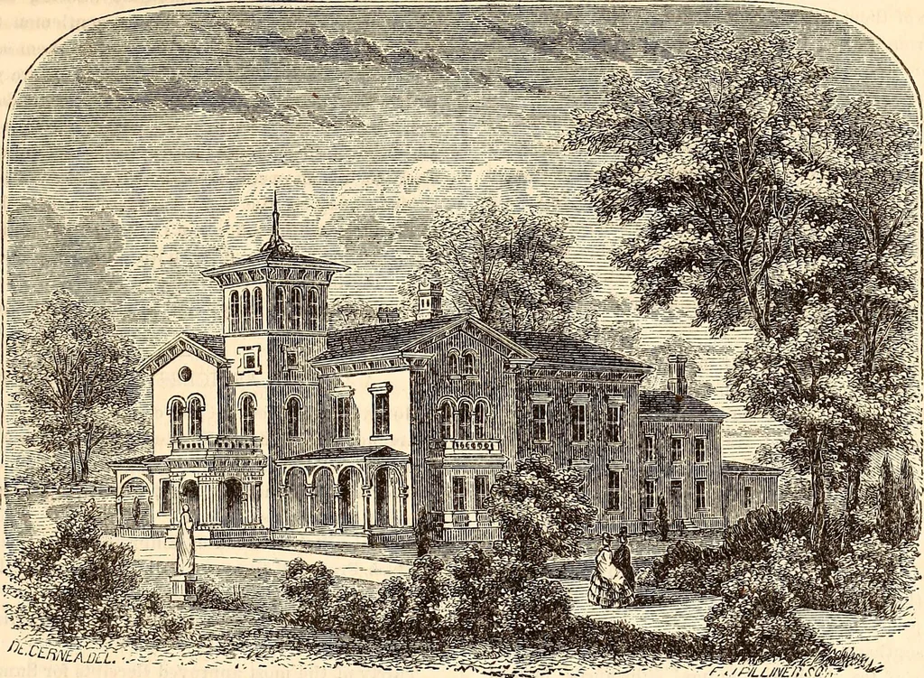 An illustration from Godey's lady's book, 1840, leaf 666