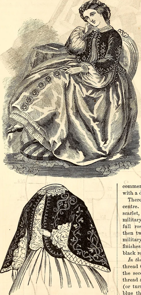 An illustration from Godey's lady's book, 1840, leaf 743