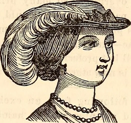 An illustration from Godey's lady's book, 1840, leaf 764