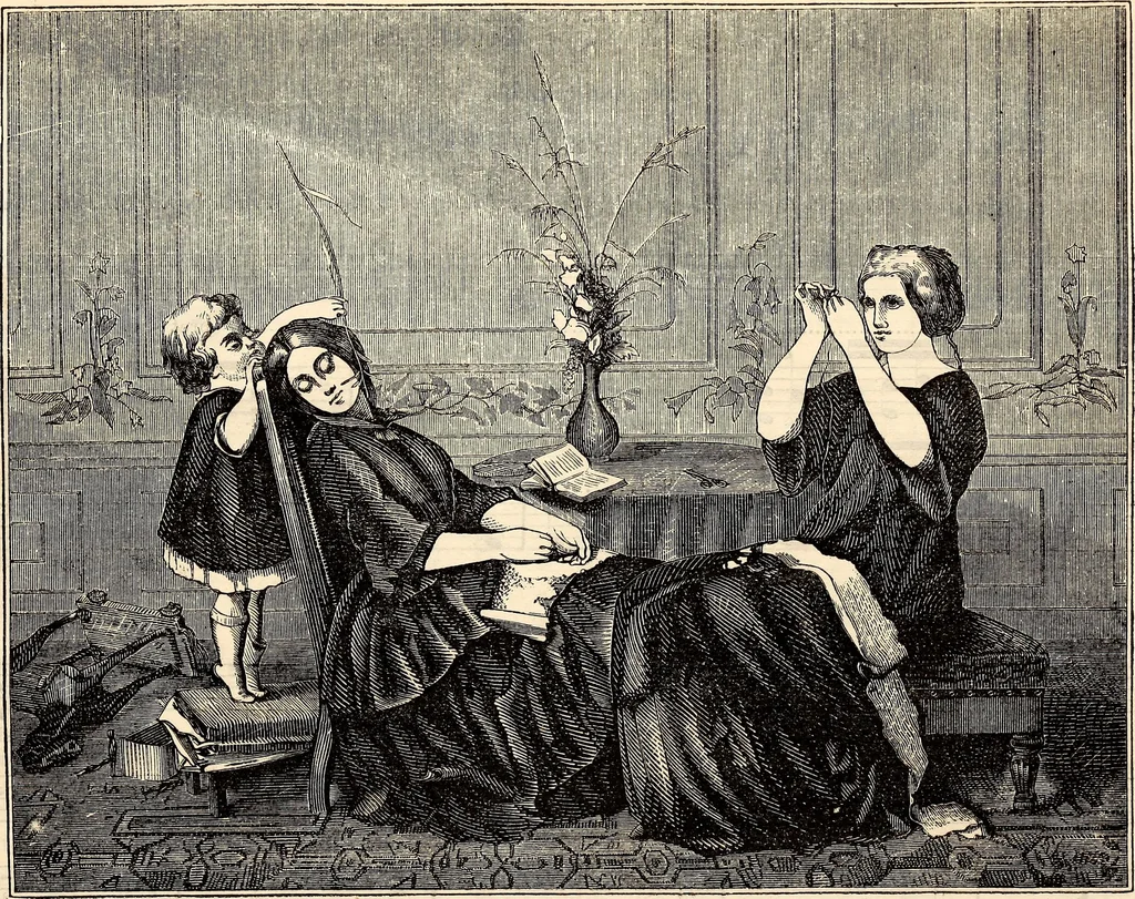 An illustration from Godey's lady's book, 1840, leaf 782