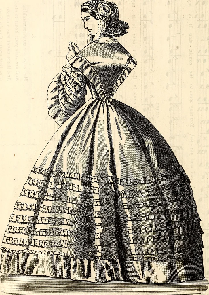 An illustration from Godey's lady's book, 1840, leaf 785