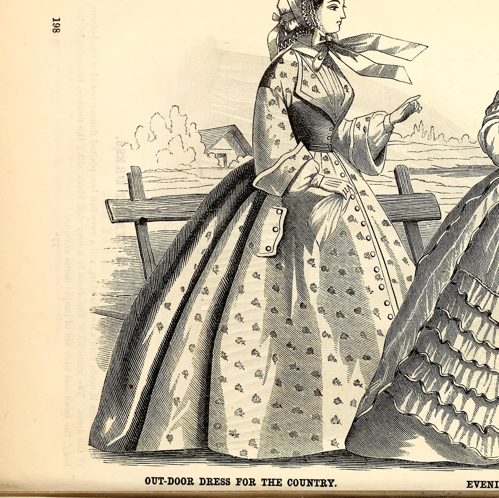 An illustration from Godey's lady's book, 1840, leaf 787