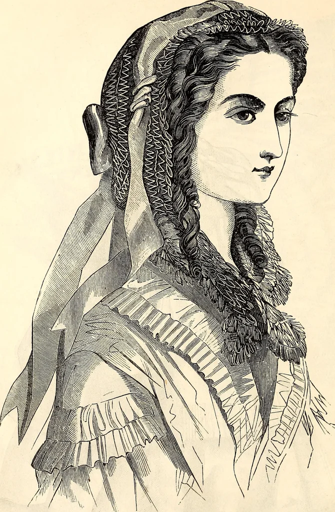 An illustration from Godey's lady's book, 1840, leaf 789
