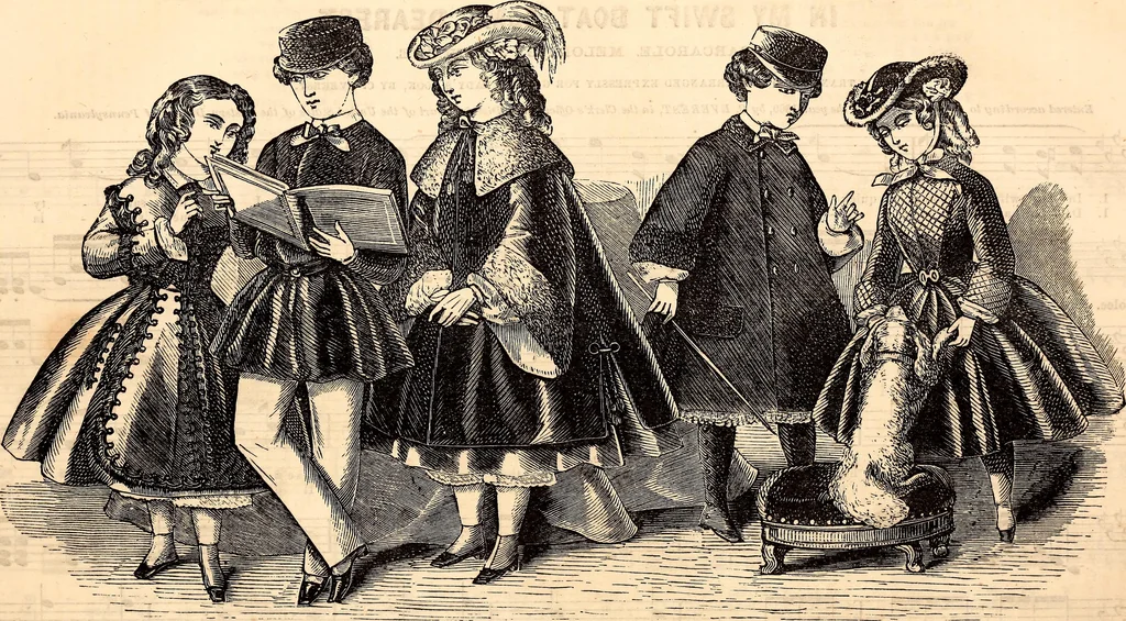 An illustration from Godey's lady's book, 1840, leaf 98