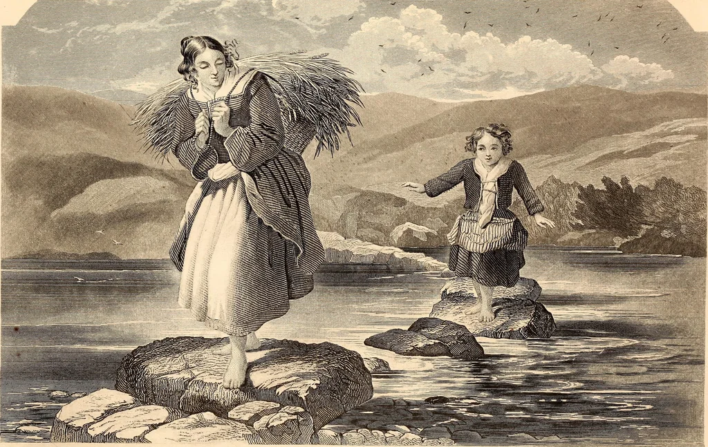 An illustration from Godey's lady's book, 1840, leaf 982