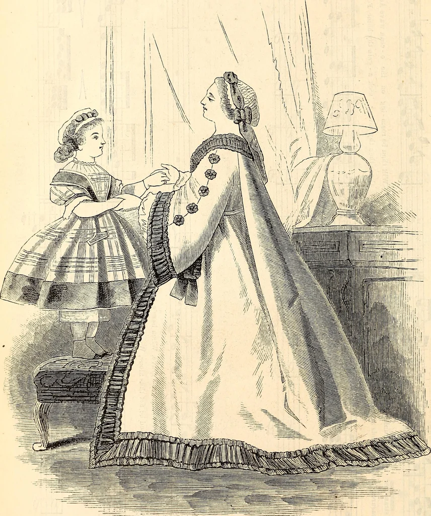 An illustration from Godey's lady's book, 1840, leaf 991