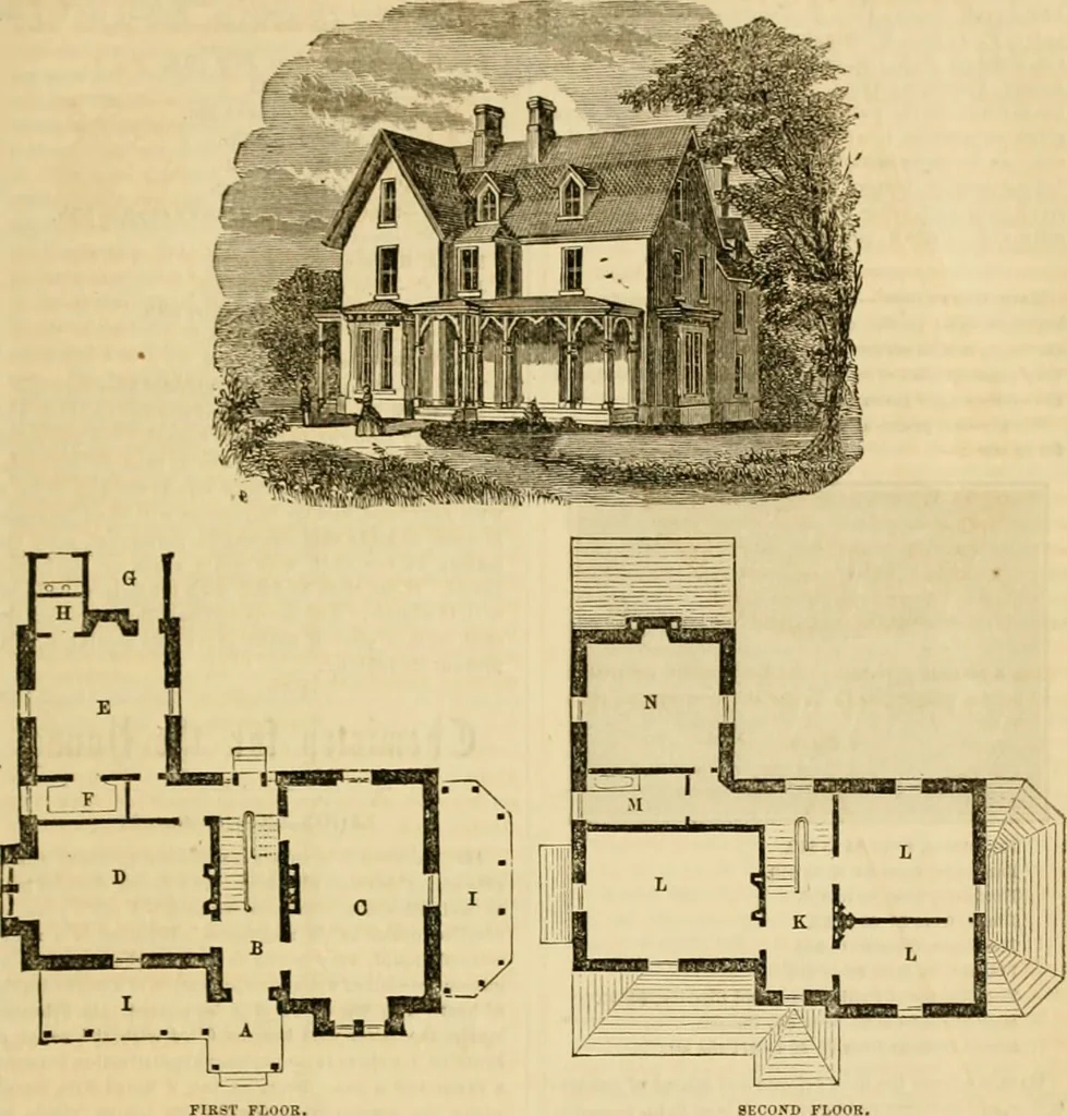 An illustration from Godey's lady's book 1861 Jan -June; Jul - Dec, 1861, leaf 1007