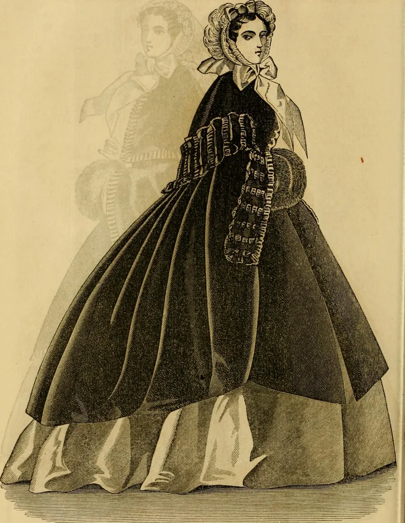 An illustration from Godey's lady's book 1861 Jan -June; Jul - Dec, 1861, leaf 1024