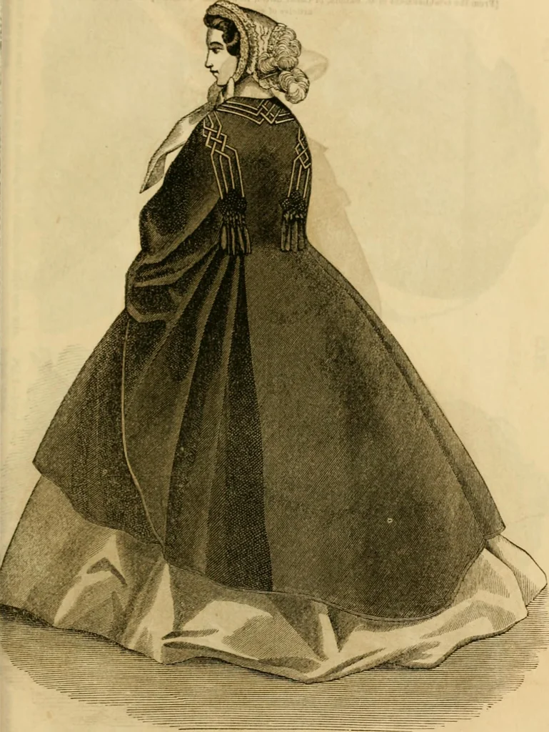 An illustration from Godey's lady's book 1861 Jan -June; Jul - Dec, 1861, leaf 1025