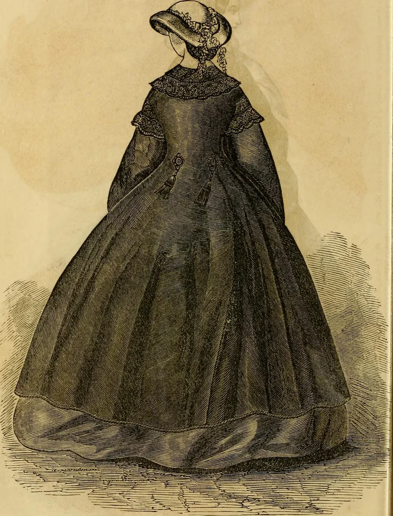 An illustration from Godey's lady's book 1861 Jan -June; Jul - Dec, 1861, leaf 1026