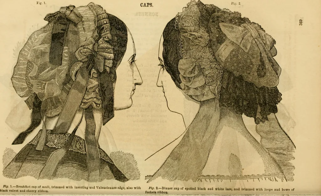 An illustration from Godey's lady's book 1861 Jan -June; Jul - Dec, 1861, leaf 1027