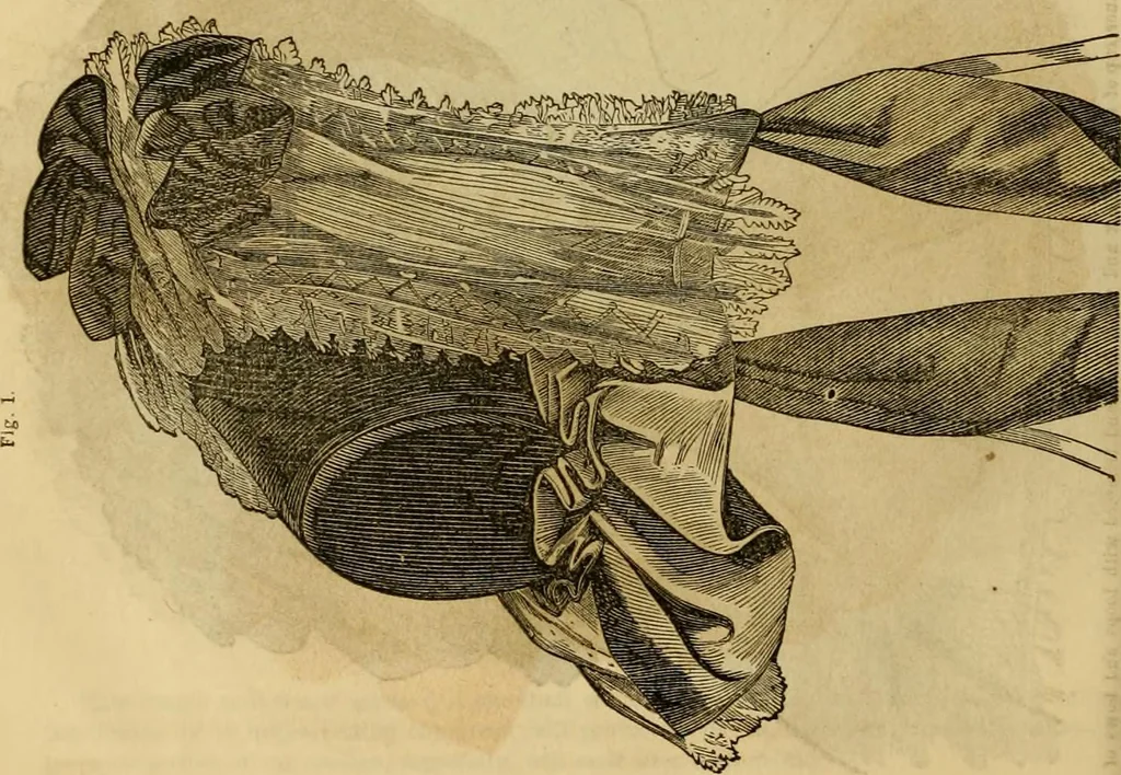 An illustration from Godey's lady's book 1861 Jan -June; Jul - Dec, 1861, leaf 1028