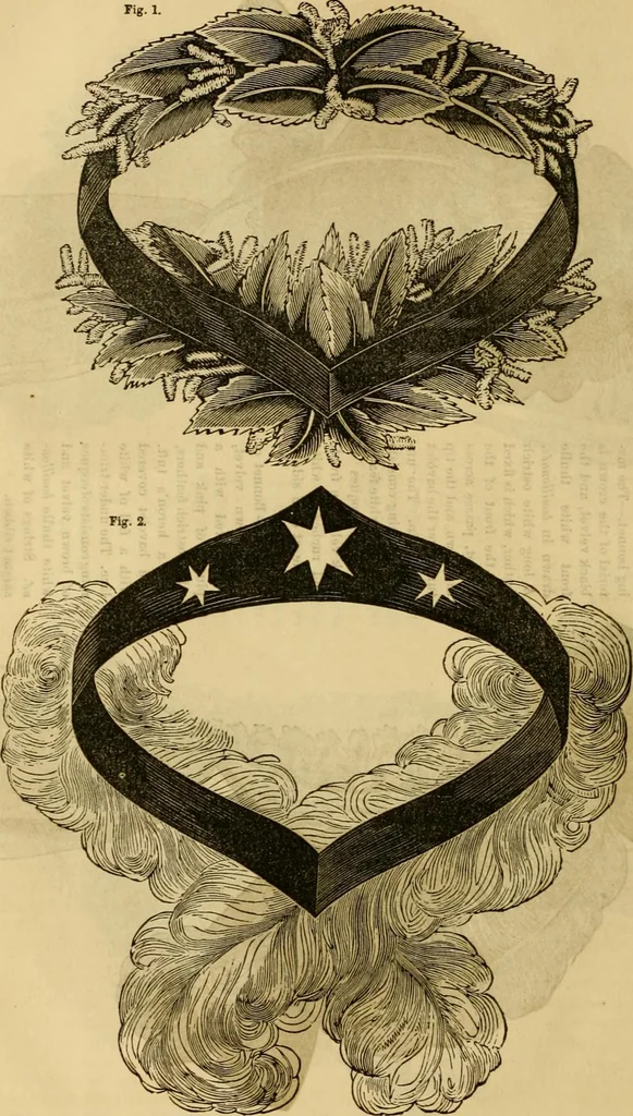 An illustration from Godey's lady's book 1861 Jan -June; Jul - Dec, 1861, leaf 1030