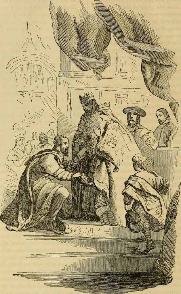 An illustration from Godey's lady's book 1861 Jan -June; Jul - Dec, 1861, leaf 1034