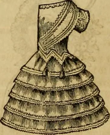 An illustration from Godey's lady's book 1861 Jan -June; Jul - Dec, 1861, leaf 1084