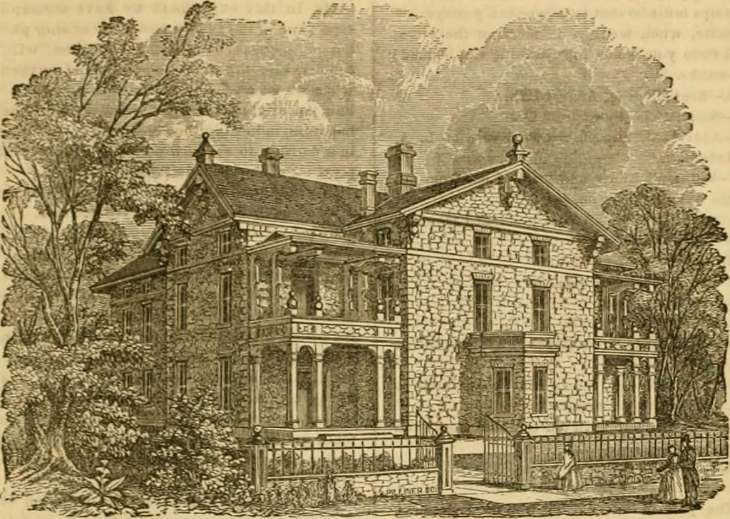 An illustration from Godey's lady's book 1861 Jan -June; Jul - Dec, 1861, leaf 1109