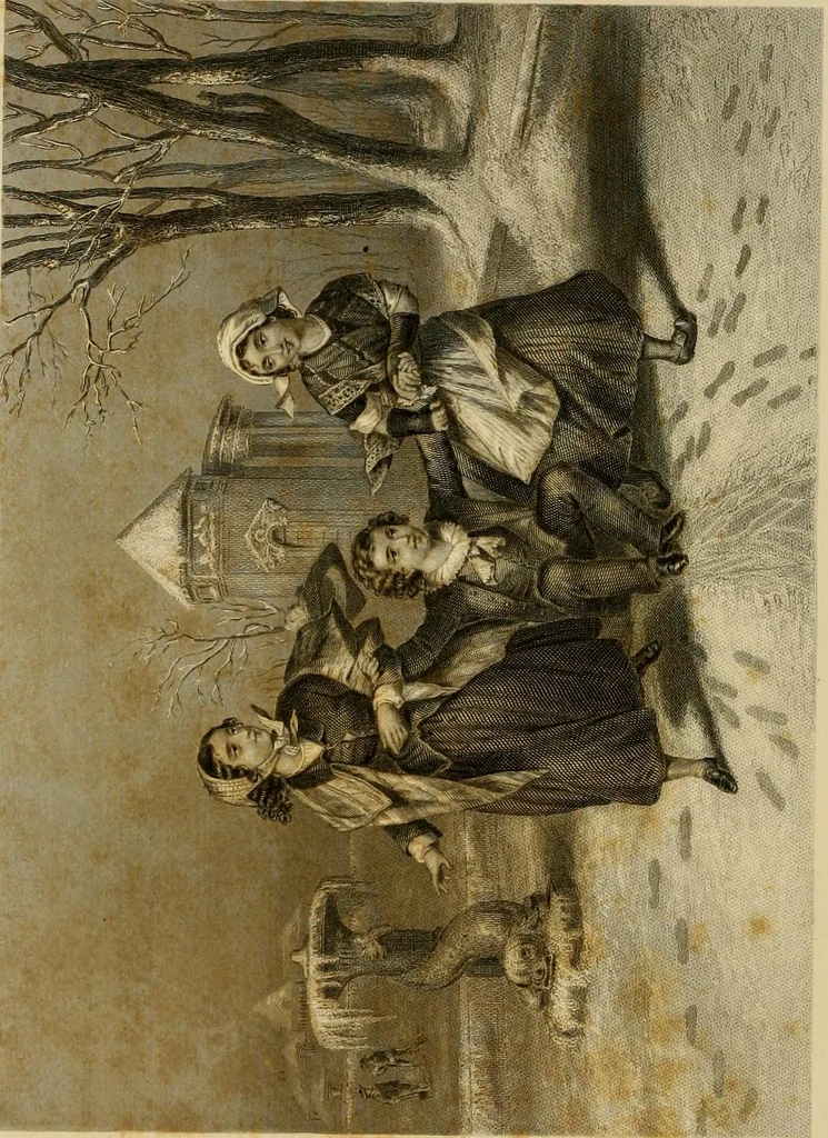 An illustration from Godey's lady's book 1861 Jan -June; Jul - Dec, 1861, leaf 1116