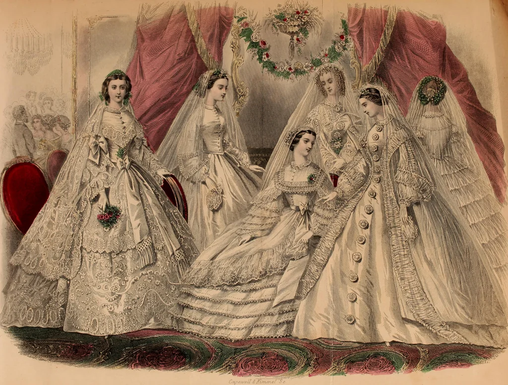 An illustration from Godey's lady's book 1861 Jan -June; Jul - Dec, 1861, leaf 1117