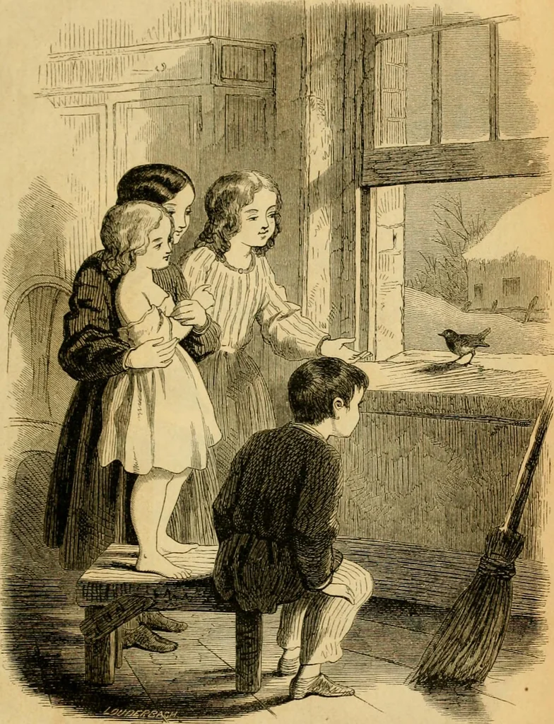 An illustration from Godey's lady's book 1861 Jan -June; Jul - Dec, 1861, leaf 1119
