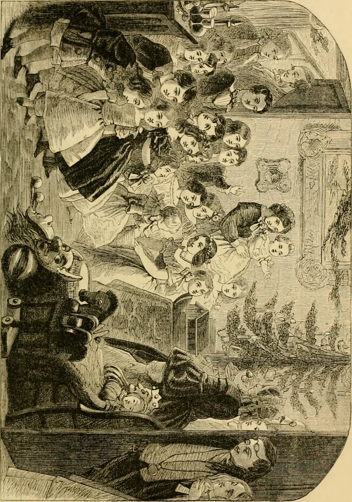 An illustration from Godey's lady's book 1861 Jan -June; Jul - Dec, 1861, leaf 1121