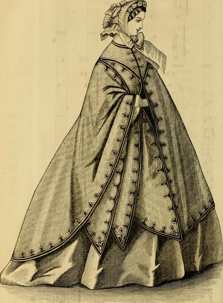 An illustration from Godey's lady's book 1861 Jan -June; Jul - Dec, 1861, leaf 1124
