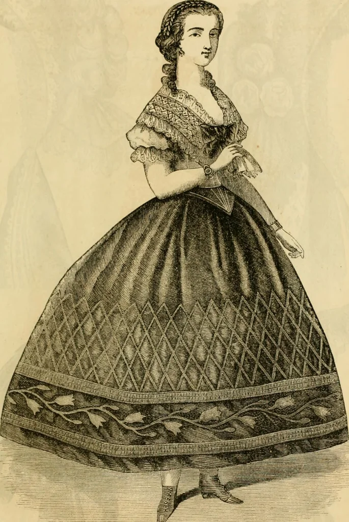 An illustration from Godey's lady's book 1861 Jan -June; Jul - Dec, 1861, leaf 1127