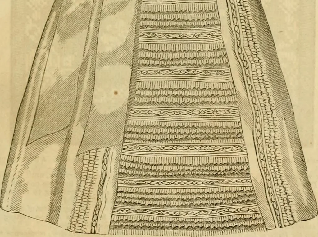 An illustration from Godey's lady's book 1861 Jan -June; Jul - Dec, 1861, leaf 1129