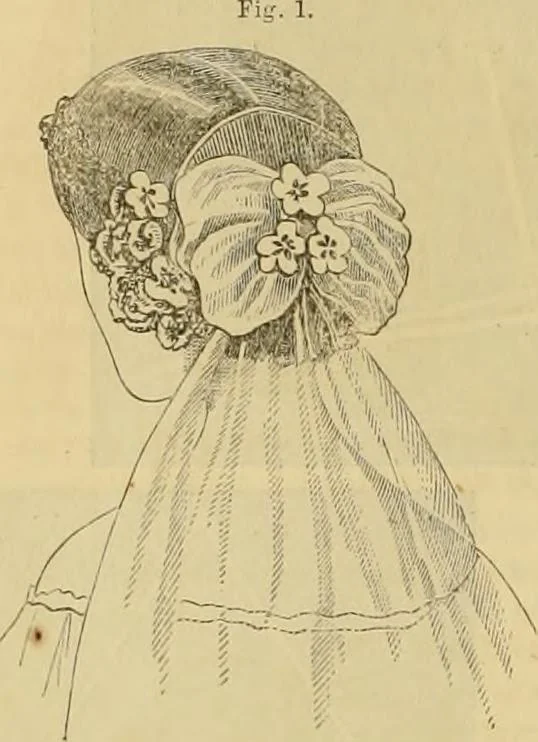 An illustration from Godey's lady's book 1861 Jan -June; Jul - Dec, 1861, leaf 1180