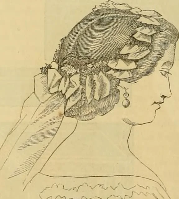 An illustration from Godey's lady's book 1861 Jan -June; Jul - Dec, 1861, leaf 1180