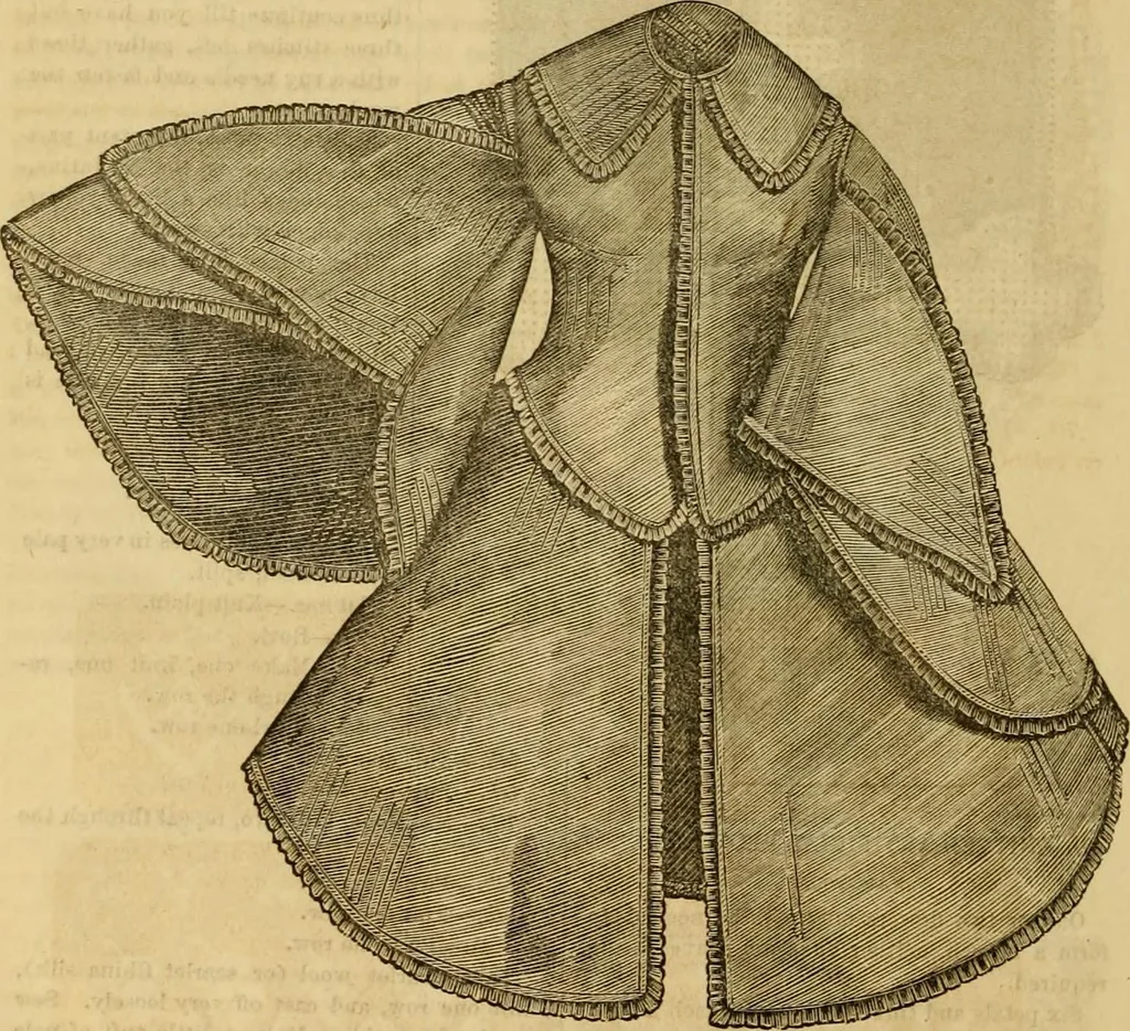 An illustration from Godey's lady's book 1861 Jan -June; Jul - Dec, 1861, leaf 1188